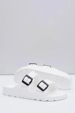 Clearance Boto Męskie Białe Ogrodowe Lekkie Klapki