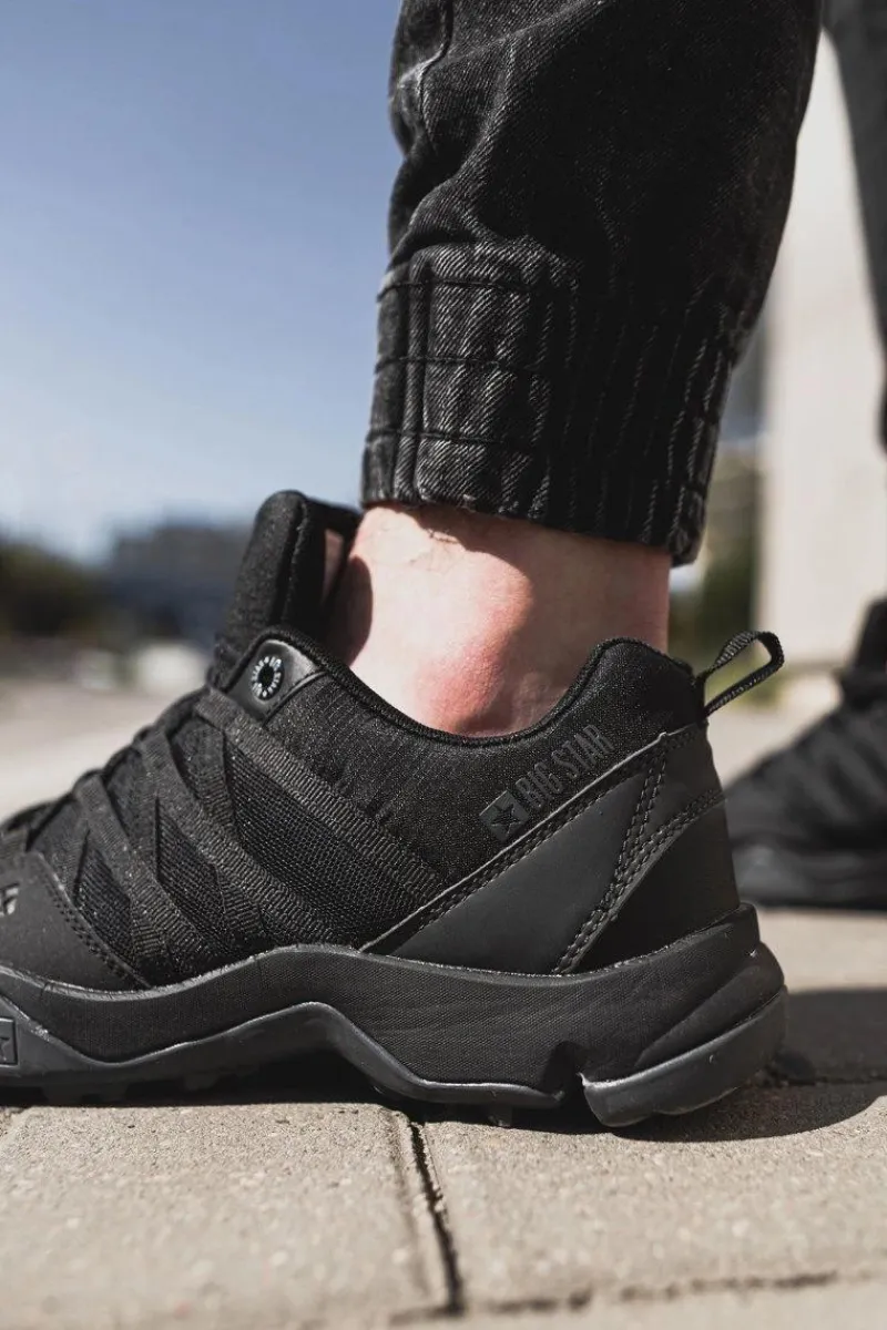 New Big Star Shoes Męskie Buty Big Star Trekking Outdoor Czarne EE174456