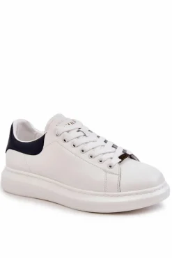 Obuwie Sportowe Męskie>GOE Męskie Buty Sportowe KK1N4005 Białe