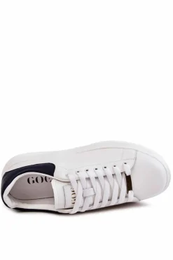 Obuwie Sportowe Męskie>GOE Męskie Buty Sportowe KK1N4005 Białe