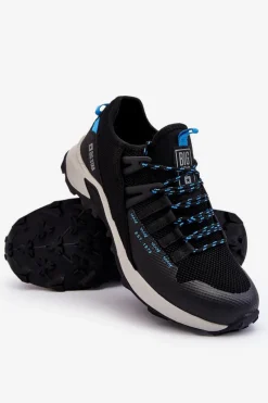 Best Męskie Buty Sportowe Memory Foam System Big Star LL174130 Czarne Męskie Obuwie Sportowe Męskie