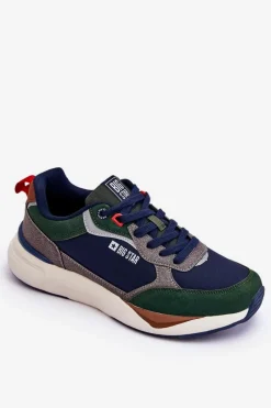 Clearance Big Star Shoes Męskie Buty Sportowe Memory Foam Big Star LL174237 Multikolor