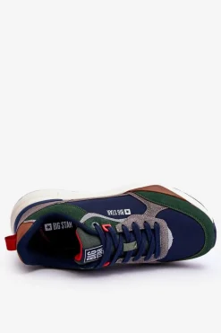 Clearance Big Star Shoes Męskie Buty Sportowe Memory Foam Big Star LL174237 Multikolor