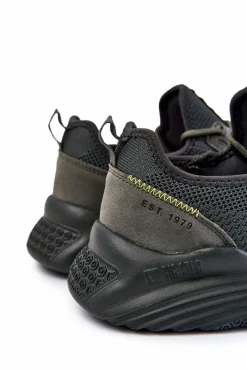 New Big Star Shoes Męskie Buty Sportowe Memory Foam Big Star KK174256 Khaki