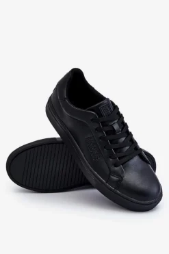 Best Męskie Buty Sportowe Memory Foam Big Star LL174194 Czarne Męskie Obuwie Sportowe Męskie