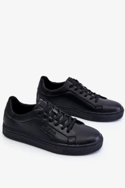 Best Męskie Buty Sportowe Memory Foam Big Star LL174194 Czarne Męskie Obuwie Sportowe Męskie