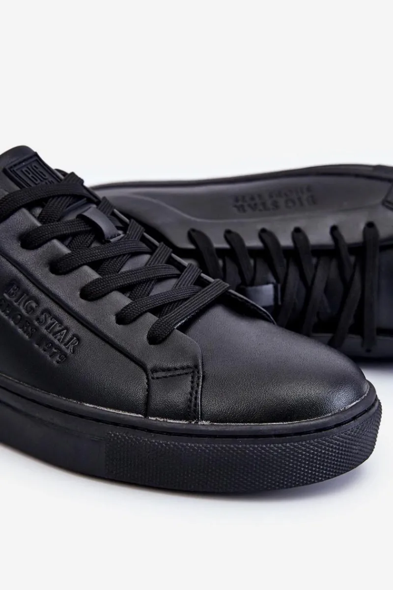 Best Męskie Buty Sportowe Memory Foam Big Star LL174194 Czarne Męskie Obuwie Sportowe Męskie