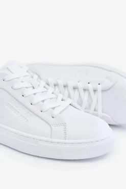 Hot Męskie Buty Sportowe Memory Foam Big Star LL174193 Białe Męskie Obuwie Sportowe Męskie