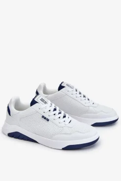 Męskie Buty Sportowe Memory Foam Big Star JJ174318 Białe Męskie Obuwie Sportowe Męskie