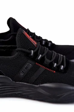 Discount Big Star Shoes Męskie Buty Sportowe Memory Foam Big Star KK174255 Czarne