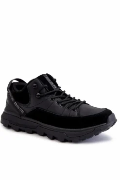 New Big Star Shoes Męskie Buty Sportowe Trapery Big Star KK174244 Czarne