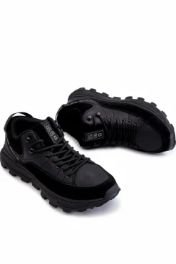 New Big Star Shoes Męskie Buty Sportowe Trapery Big Star KK174244 Czarne