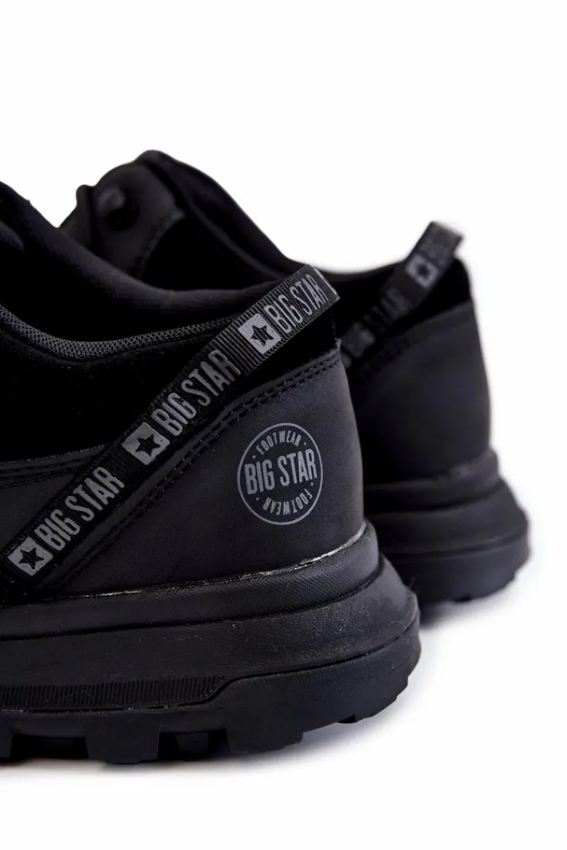 New Big Star Shoes Męskie Buty Sportowe Trapery Big Star KK174244 Czarne