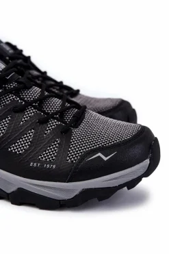 New Męskie Buty Sportowe Trapery Memory Foam Big Star KK174105 Czarne Męskie Obuwie Sportowe Męskie