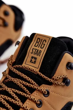 Obuwie Trekkingowe Męskie|Obuwie Sportowe Męskie></noscript>Big Star Shoes Męskie Buty Sportowe Trapery Big Star KK174242 Camel