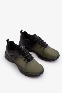 New Męskie Buty Sportowe Trekkingowe Khaki Menesio Męskie Obuwie Trekkingowe Męskie