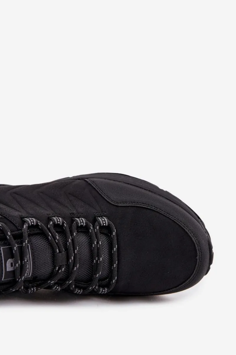 Hot Evento Męskie Buty Sportowe Trekkingowe Czarne Thessira