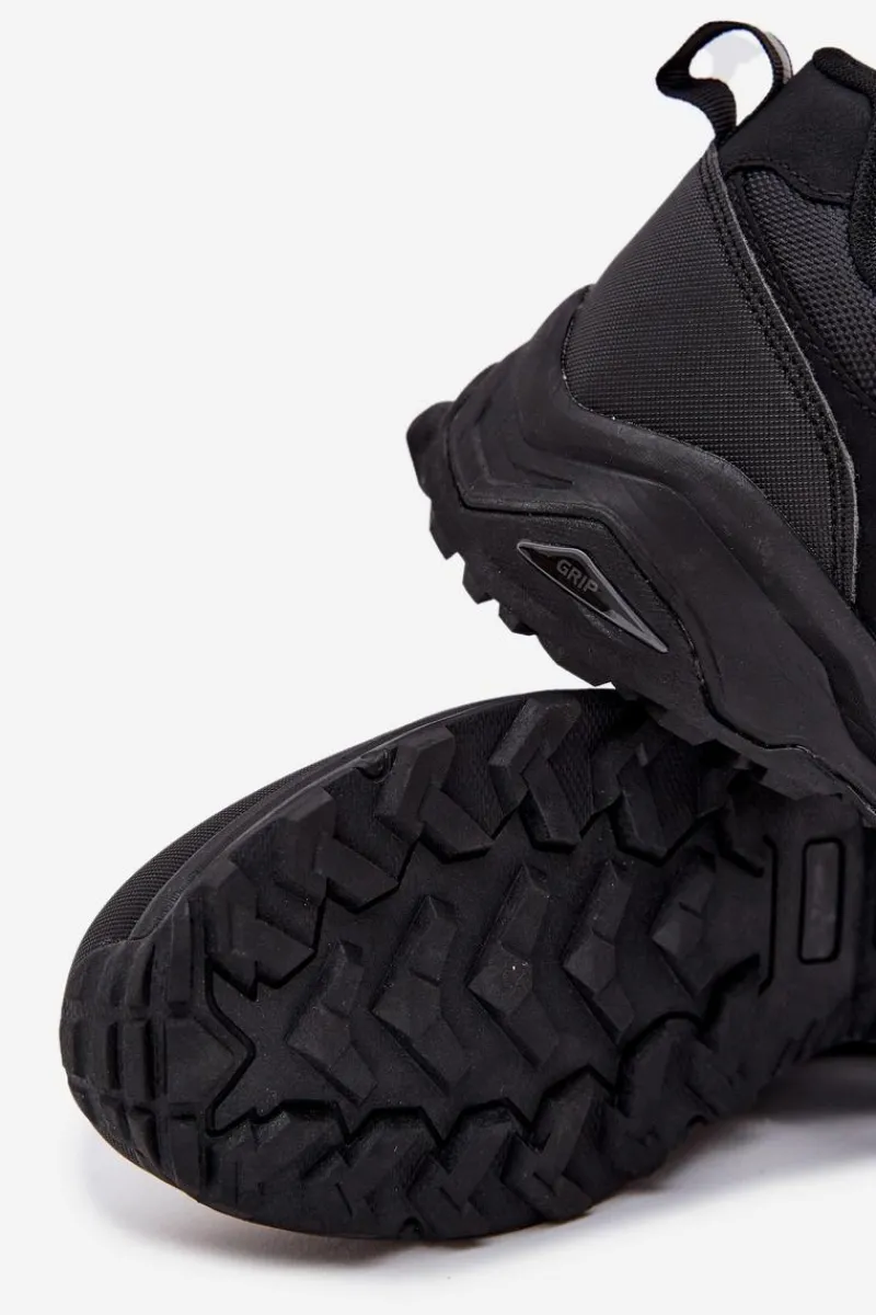 Hot Evento Męskie Buty Sportowe Trekkingowe Czarne Thessira