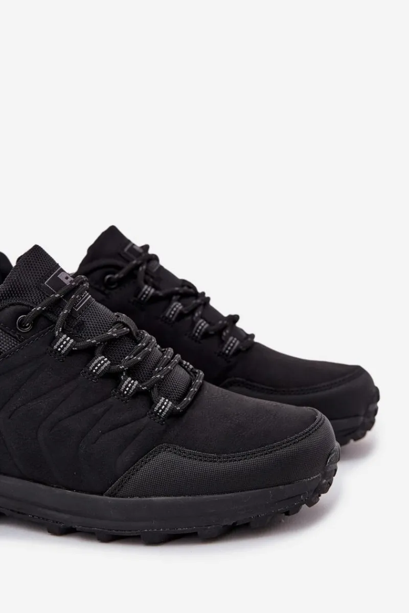 Hot Evento Męskie Buty Sportowe Trekkingowe Czarne Thessira