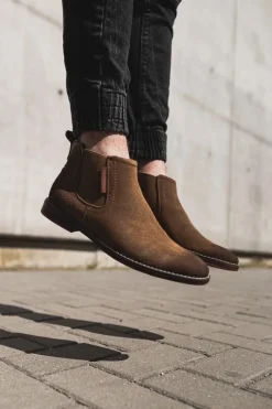 Clearance Cross Jeans Męskie Buty Sztyblety Camel EE1R4068C