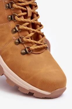 Sale Męskie Buty Trekkingowe Big Star KK174217 Camel Męskie Obuwie Trekkingowe Męskie|Botki Męskie