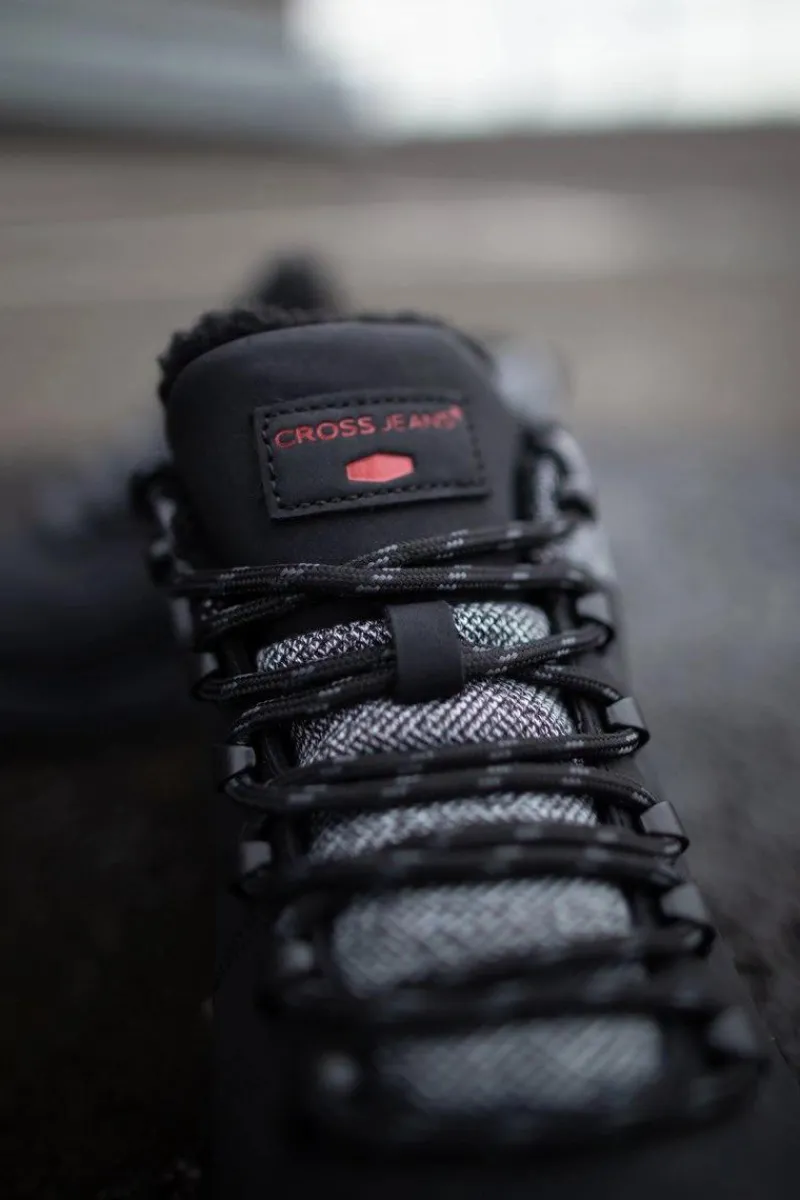 Discount Męskie Buty Trekkingowe Czarne EE1R4113C Męskie Obuwie Trekkingowe Męskie