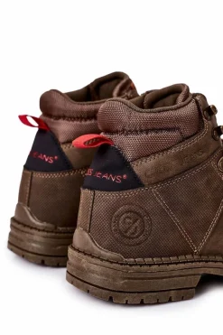 Outlet Męskie Buty Trekkingowe EE1R4030C Ciemnozielone Męskie Obuwie Trekkingowe Męskie