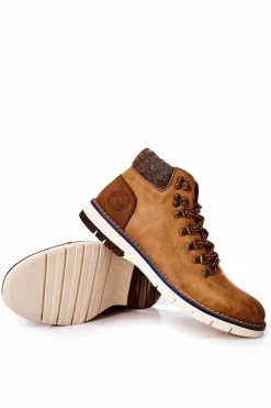 Obuwie Trekkingowe Męskie>Cross Jeans Męskie Buty Trekkingowe EE1R4078C Camel