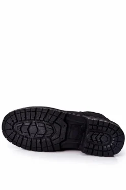 Online Cross Jeans Męskie Buty Trekkingowe EE1R4028C Czarne