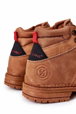 Best Cross Jeans Męskie Buty Trekkingowe EE1R4031C Camel