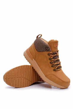 Clearance Cross Jeans Męskie Buty Trekkingowe Camel EE1R4114C