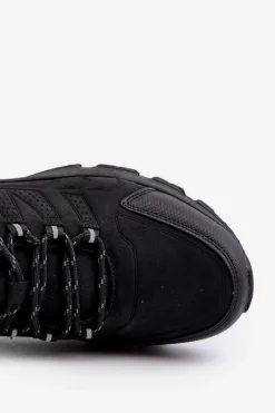 Hot Męskie Buty Trekkingowe Czarne McBraun Męskie Obuwie Trekkingowe Męskie