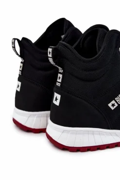 Outlet Big Star Shoes Męskie Buty Trekkingowe Memory Foam Big Star KK174112 Czarne