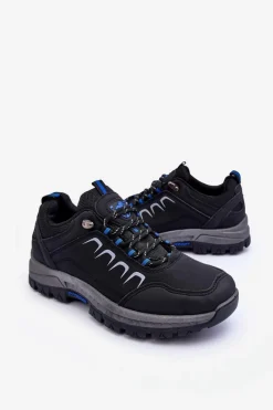 New Męskie Buty Trekkingowe Niskie Czarne Galas Męskie Obuwie Trekkingowe Męskie|Obuwie Sportowe Męskie
