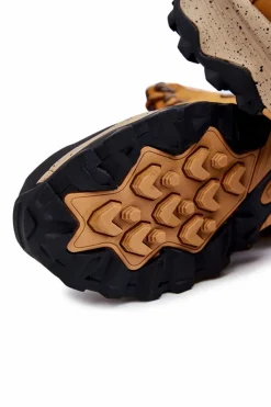 Sale Cross Jeans Męskie Buty Trekkingowe Ocieplane KK1R4020C Camel Brązowy