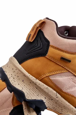 Sale Cross Jeans Męskie Buty Trekkingowe Ocieplane KK1R4020C Camel Brązowy