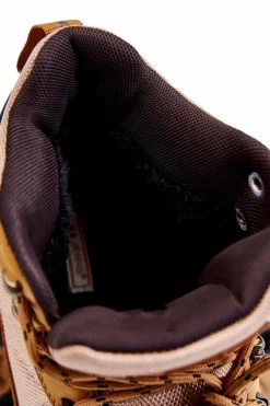 Sale Cross Jeans Męskie Buty Trekkingowe Ocieplane KK1R4020C Camel Brązowy