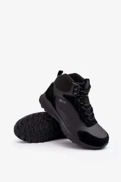 Obuwie Trekkingowe Męskie|Obuwie Sportowe Męskie></noscript>Big Star Shoes Męskie Buty Trekkingowe Ocieplane Czarne Big Star MM174334 Czarny