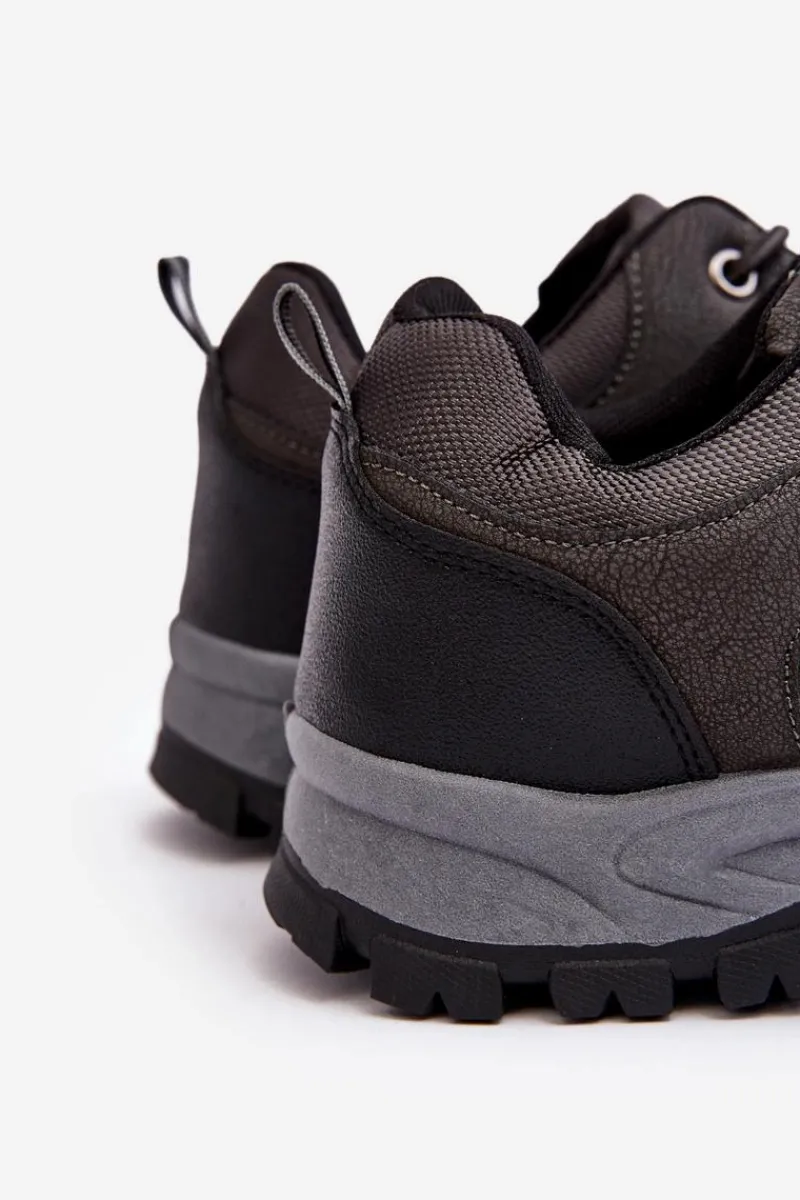 Obuwie Trekkingowe Męskie|Obuwie Sportowe Męskie>Boto Męskie Buty Trekkingowe Sportowe Szare Alveze Szary