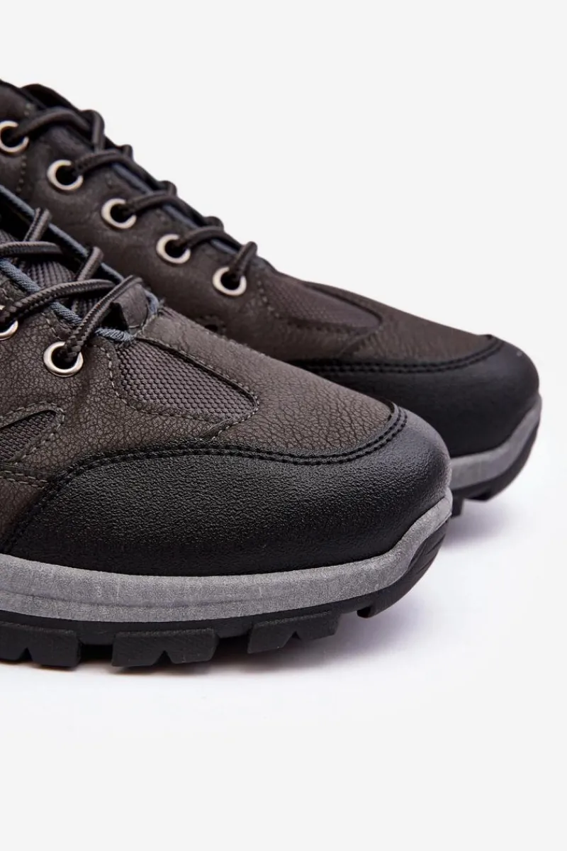 Obuwie Trekkingowe Męskie|Obuwie Sportowe Męskie>Boto Męskie Buty Trekkingowe Sportowe Szare Alveze Szary