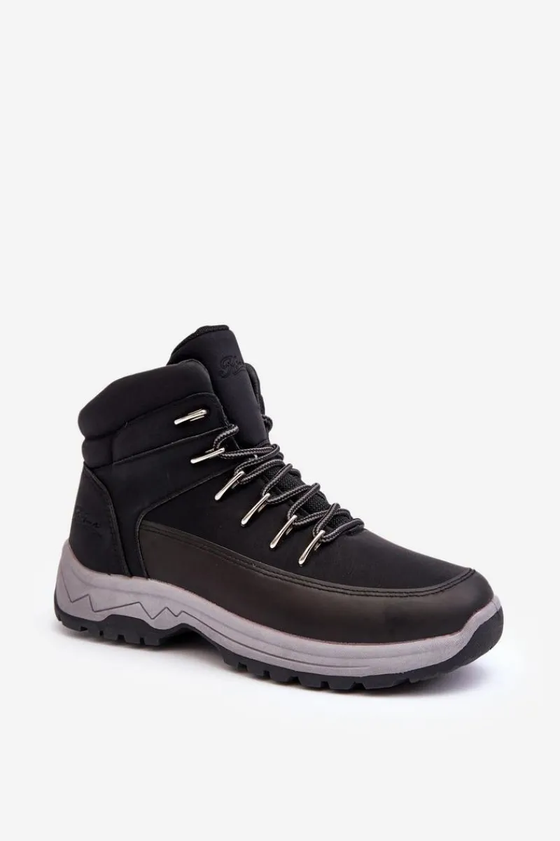 Online Męskie Buty Trekkingowe Trapery Czarne Maraena Męskie Obuwie Trekkingowe Męskie|Botki Męskie