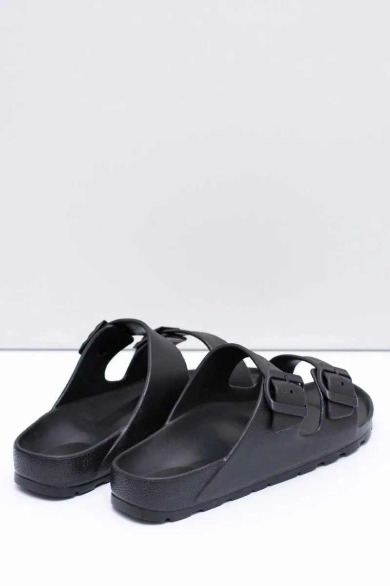 Męskie Czarne Ogrodowe Lekkie Klapki Męskie Klapki Męskie Klasyczne