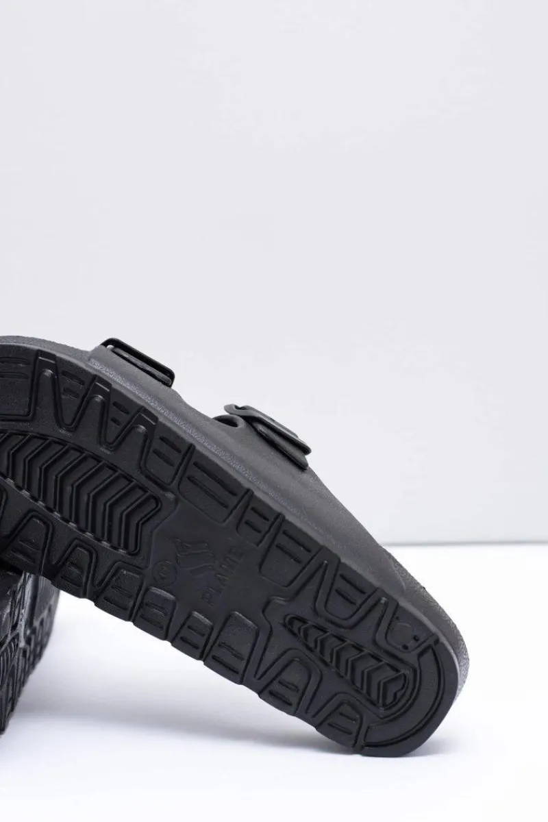 Męskie Czarne Ogrodowe Lekkie Klapki Męskie Klapki Męskie Klasyczne