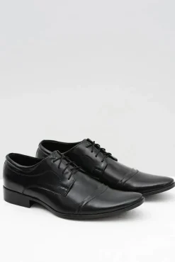 Półbuty Eleganckie>Boto Męskie Czarne Półbuty Wizytowe Willy