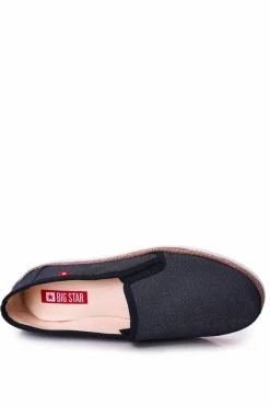 New Męskie Espadryle Big Star HH176002 Granatowe Męskie Trampki Męskie Big Star|Półbuty Casual