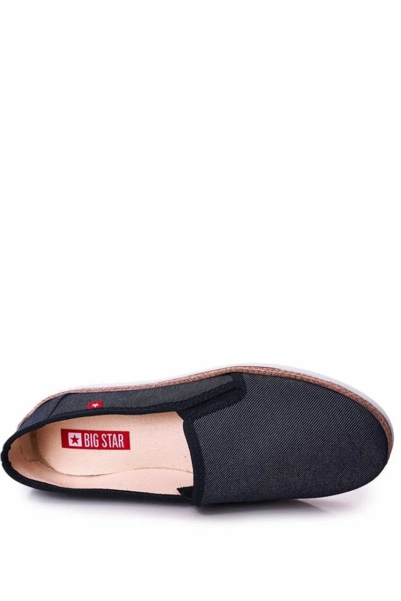 New Męskie Espadryle Big Star HH176002 Granatowe Męskie Trampki Męskie Big Star|Półbuty Casual