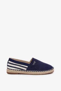 Trampki Niskie|Trampki Męskie Niskie>Boto Męskie Espadryle Z Eko Zamszu Granatowe Nessar