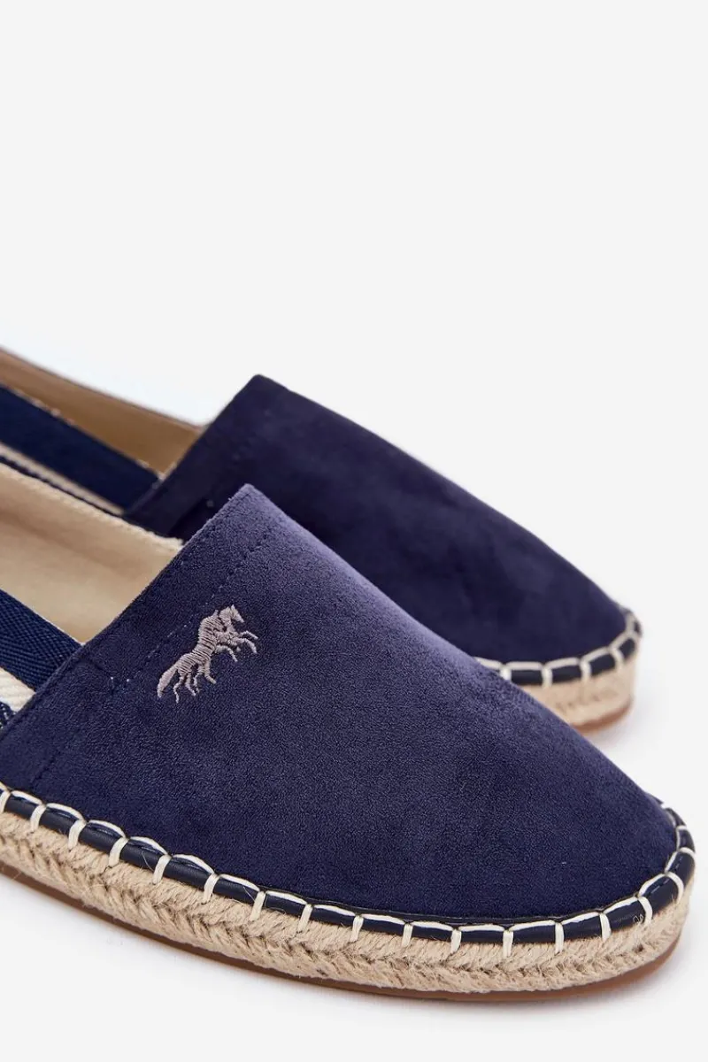 Trampki Niskie|Trampki Męskie Niskie>Boto Męskie Espadryle Z Eko Zamszu Granatowe Nessar