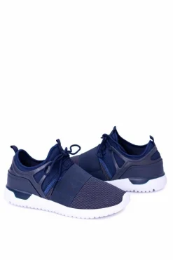 Hot Męskie Granatowe Obuwie Sportowe Roveo Męskie Obuwie Sportowe Męskie