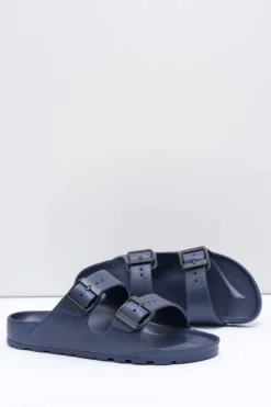 Klapki Męskie Klasyczne></noscript>Boto Męskie Granatowe Ogrodowe Lekkie Klapki